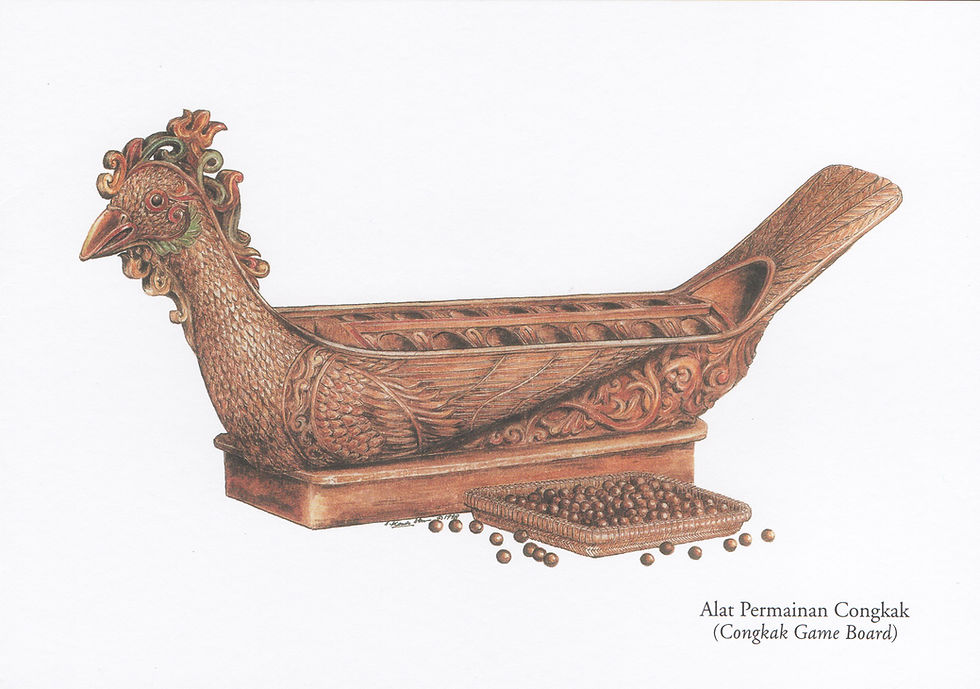 Thumbnail: Postcards: Malay Cultural Artifacts