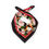 Thumbnail: THE GROCERY COLLECTION - CARROTS AND ROSES SILK SCARF from