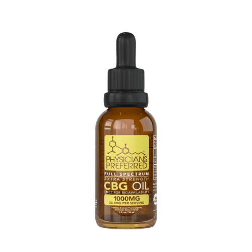 CBG OIL: 1000mg Extra Strength Full Spectrum | Physicians