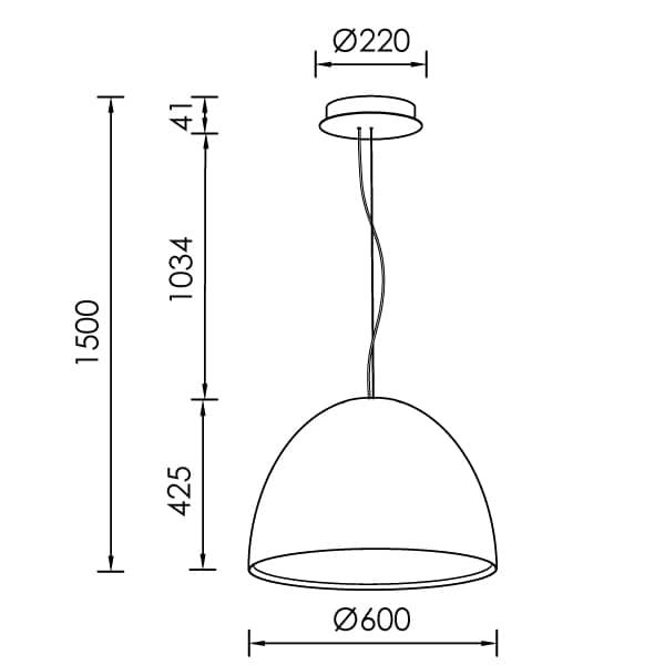 Thumbnail: FATUM L HIGHT BAY SUSPENSION WARM GREY COLOR