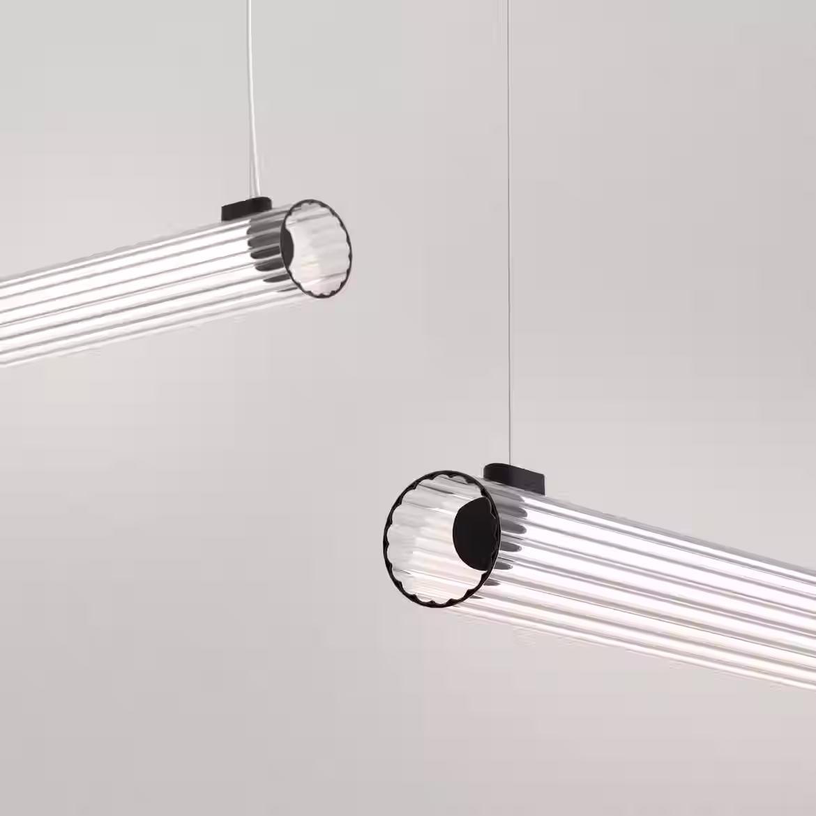 IO 1000 SUSPENSION LED 20.2W 3000K 240V MATT BLACK 1409011