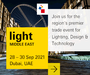 Visit our stand A12 in Hall 4 at Light Middle East DWTC, Dubai- UAE