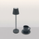 Thumbnail: Mini Narro portable table lamp dark grey