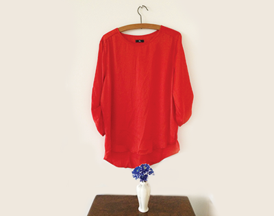 Pull rouge