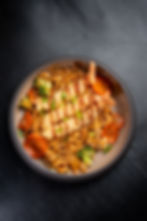 Shrimp Tempura Teriyaki noodles