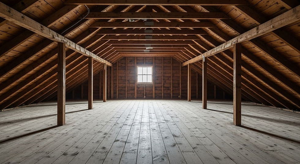 Prepare home for spray foam insulation