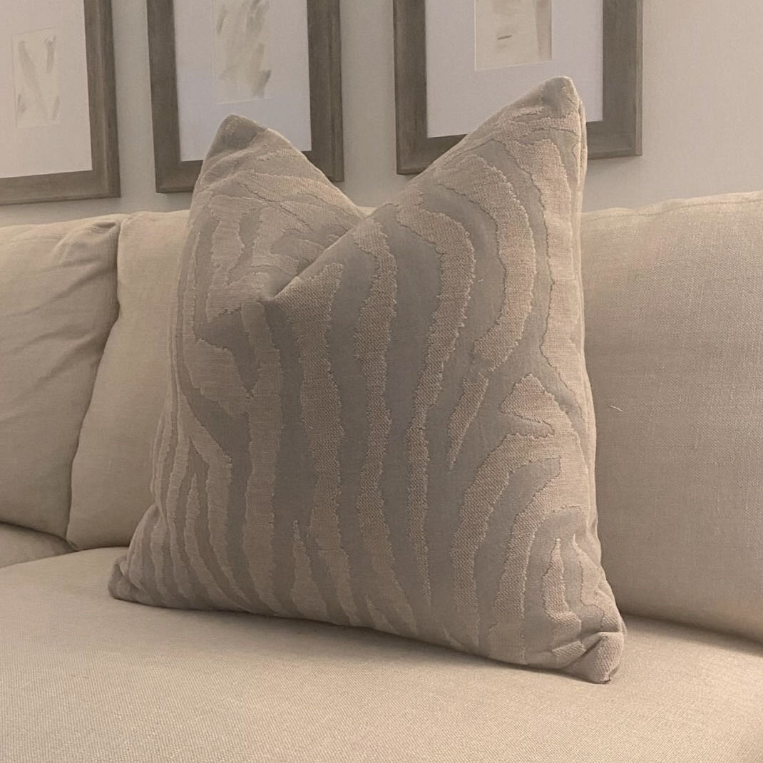 Zebra Inspired Pillow Cover