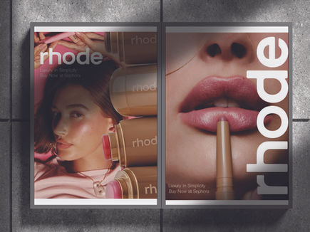 Brooke Designs Portfolio: Class Project, Rhode and Sephora Campaign
