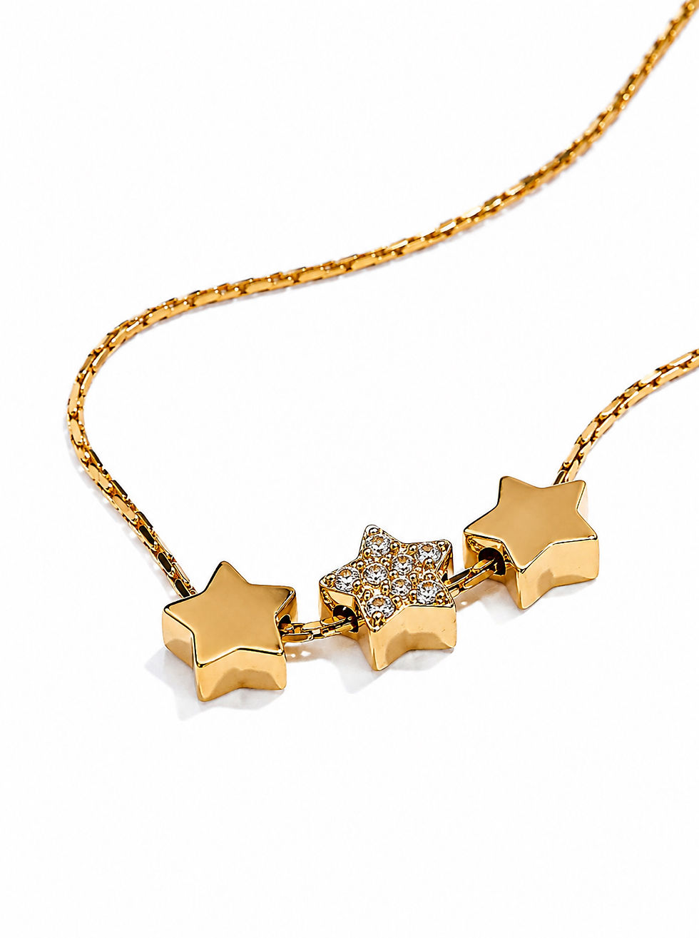 Miniatura: Collar Triple Estrella Minis
