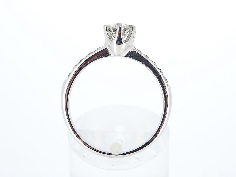Thumbnail: 18ct White Gold Diamond Single Stone ring