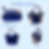 Thumbnail: Vorgato Luxury Magical Blue Leather Handbags for Women