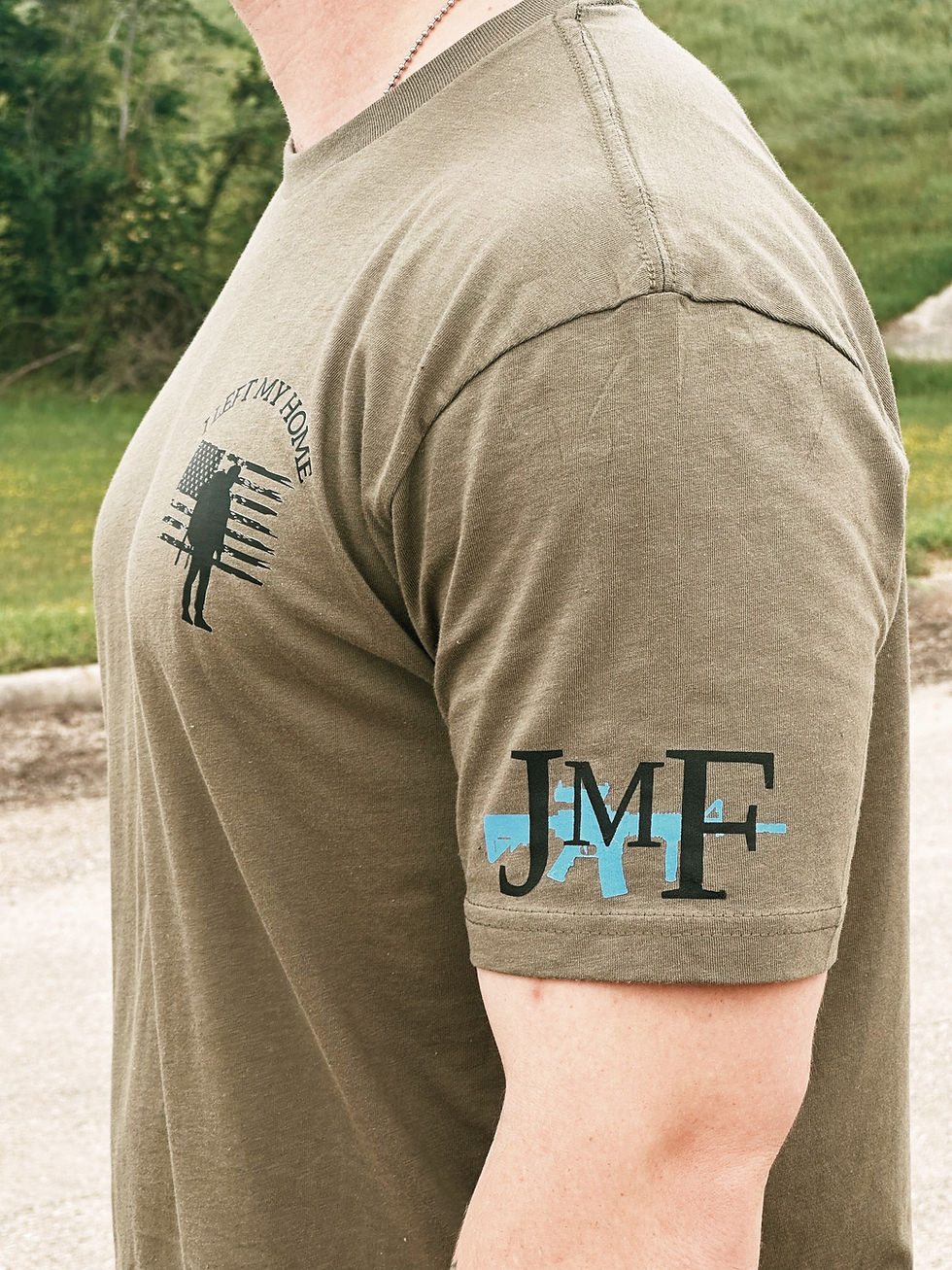 Thumbnail: “I Left My Home" - Soft Blend Cotton T-Shirt - JMF