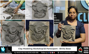 Clay Modeling Workshop 2025 Participant - Binita Bose