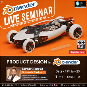 Product Design in Blender LIVE Seminar