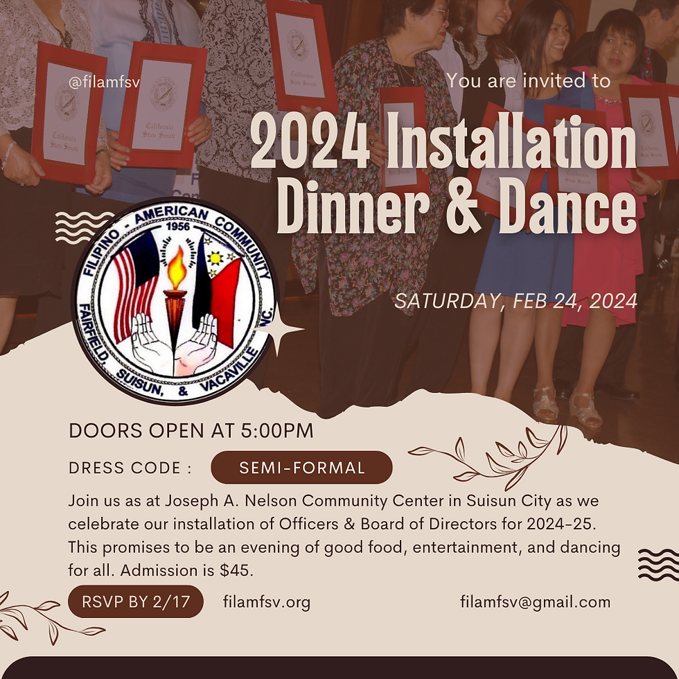 Installation 2024 Dinner & Dance