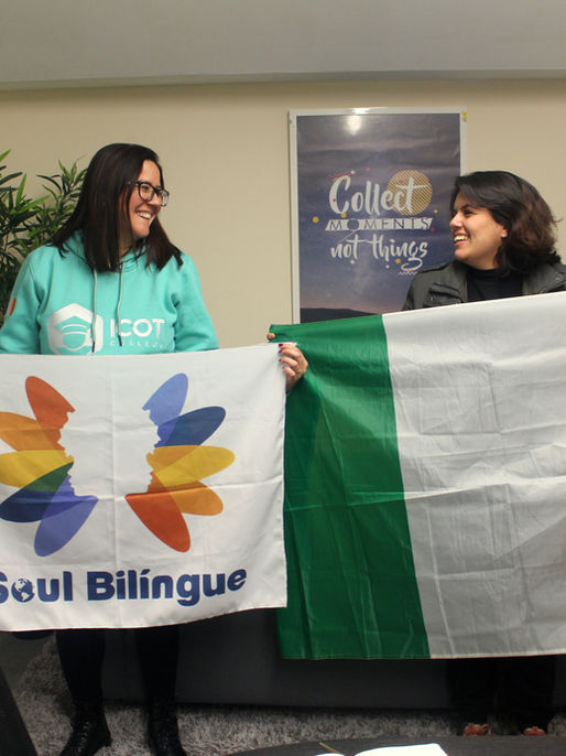 The founder of Soul Bilíngue visits ICOT College team in Ireland