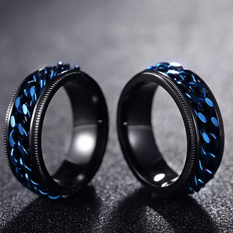 Miniatura: Anillo Antiestrés Borde Texturizado
