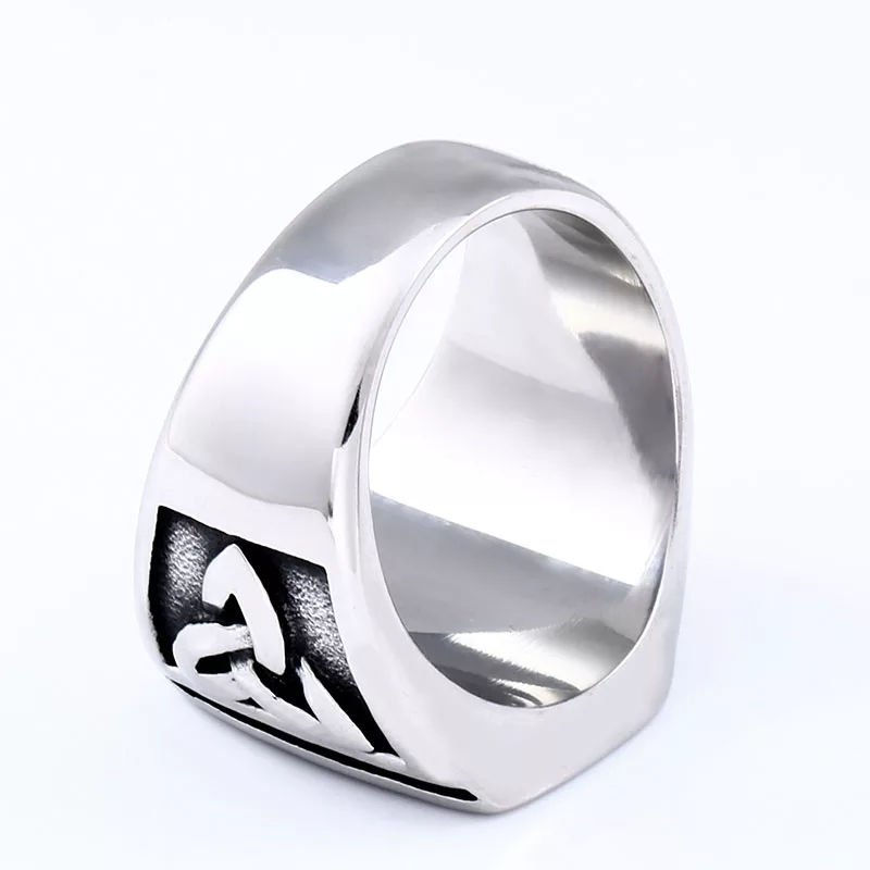 Miniatura: Anillo Triqueta Celta Sello