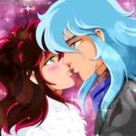 The moment before the kiss