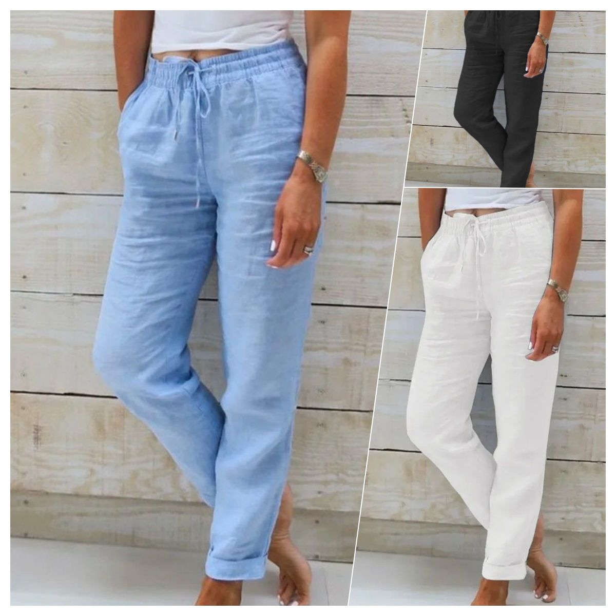Calça Feminina em Algodão e Linho – Leveza e Estilo Casual