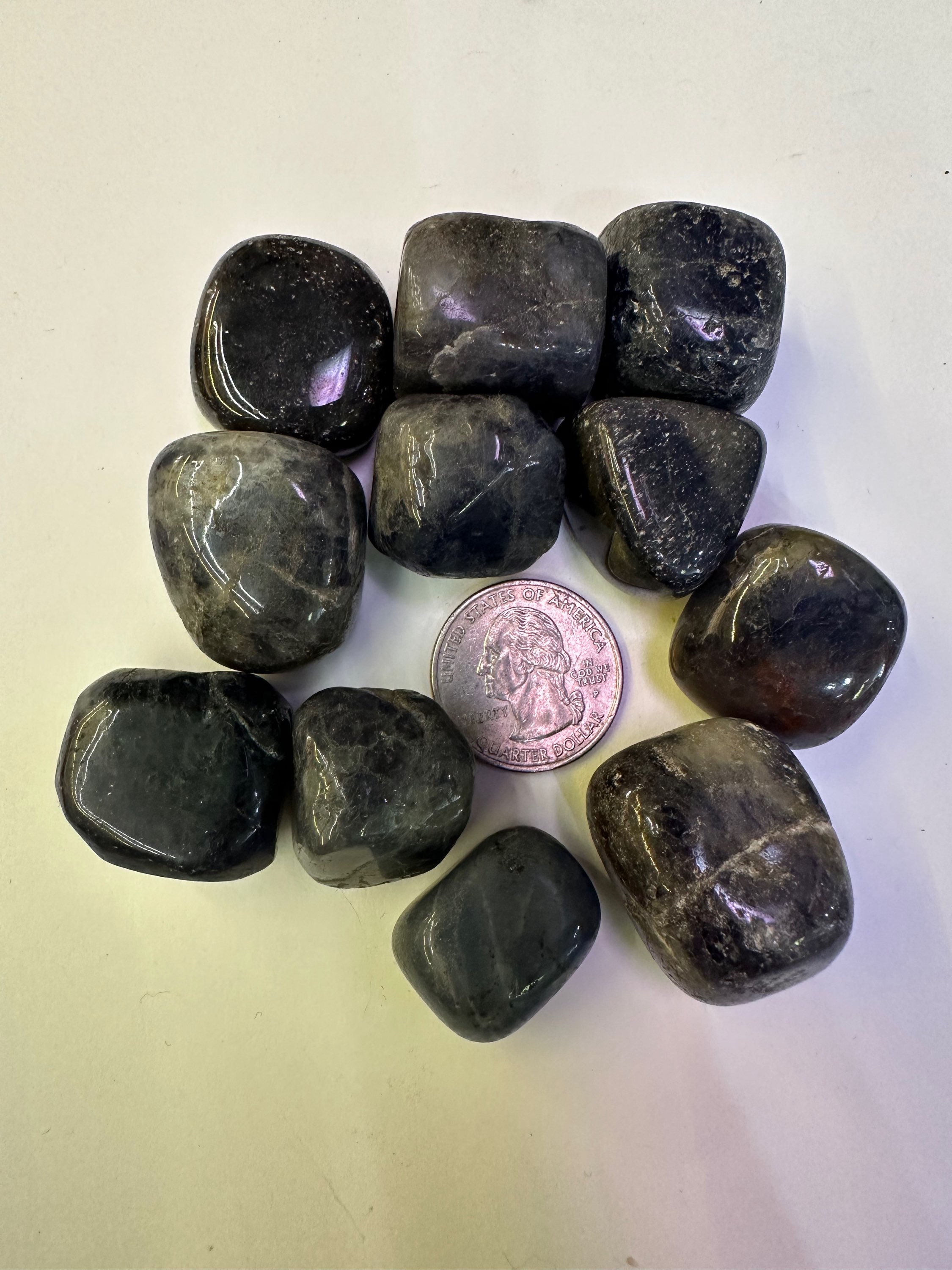 Sapphire Polished Tumble