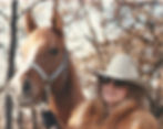 Lacy with her horses