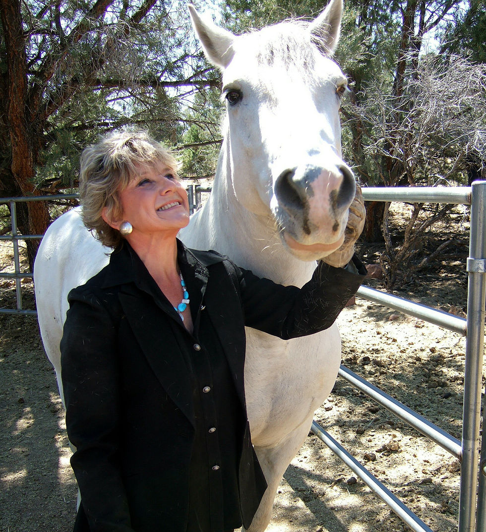 Lacy with her horses