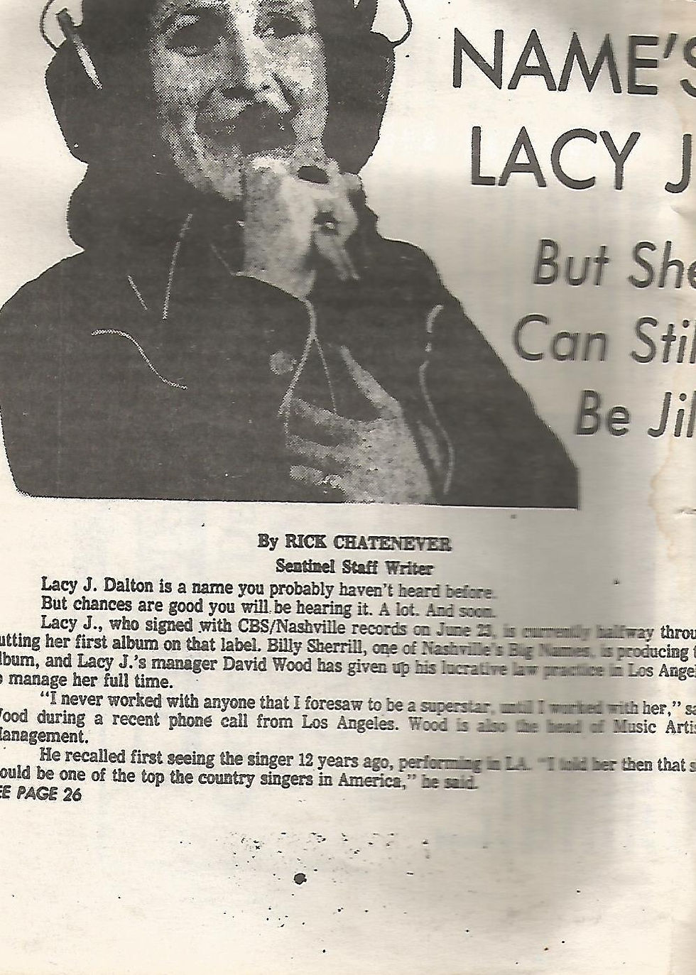 Santa Cruz newspaper article