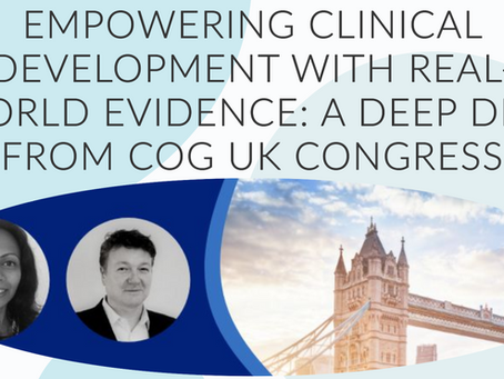 Empowering Clinical Development with Real-World Evidence: A Deep Dive from COG UK Congress