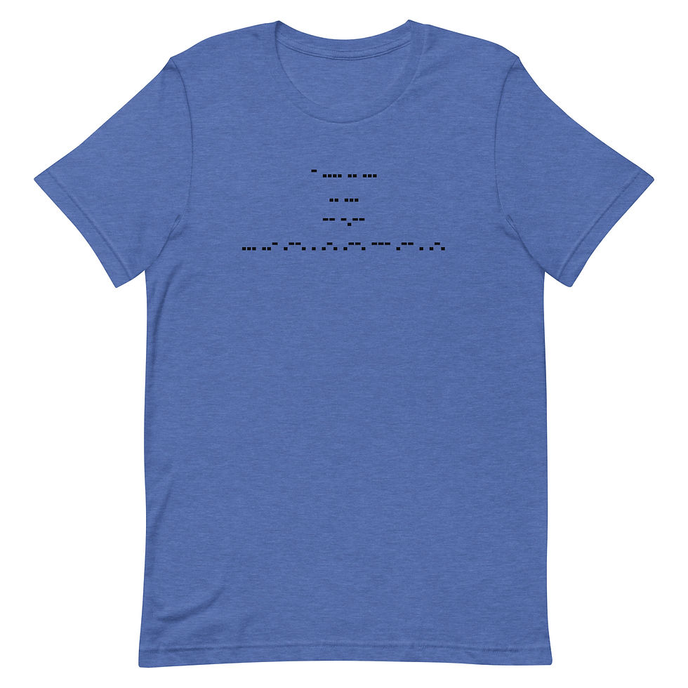 Thumbnail: Morse Code "This is my superpower"