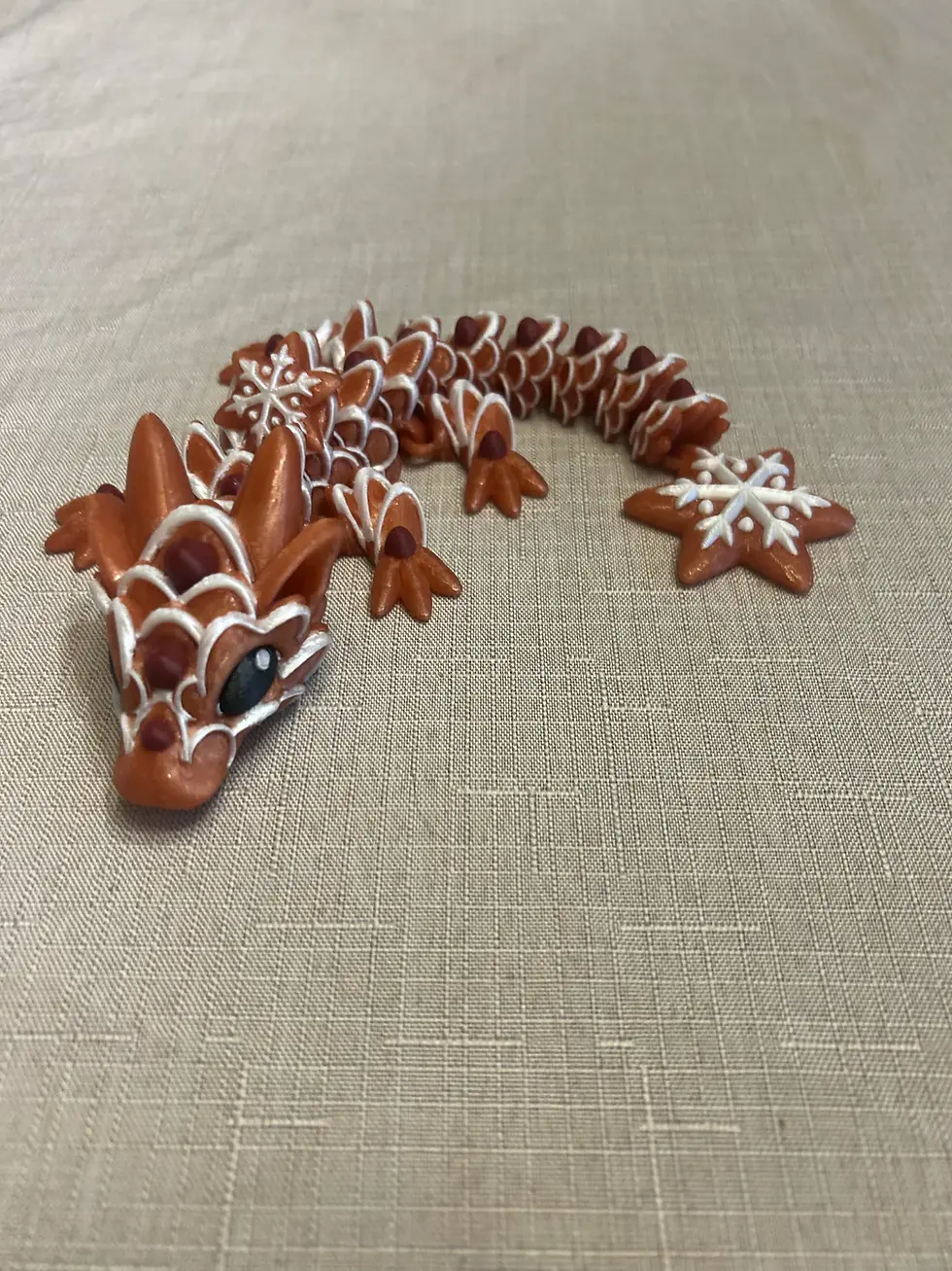 Thumbnail: Gingerbread Articulated Dragon