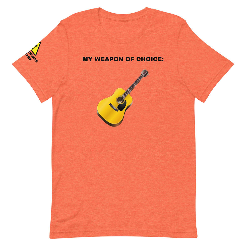 Thumbnail: Acoustic Guitar Unisex T-Shirt - Weapon of Choice