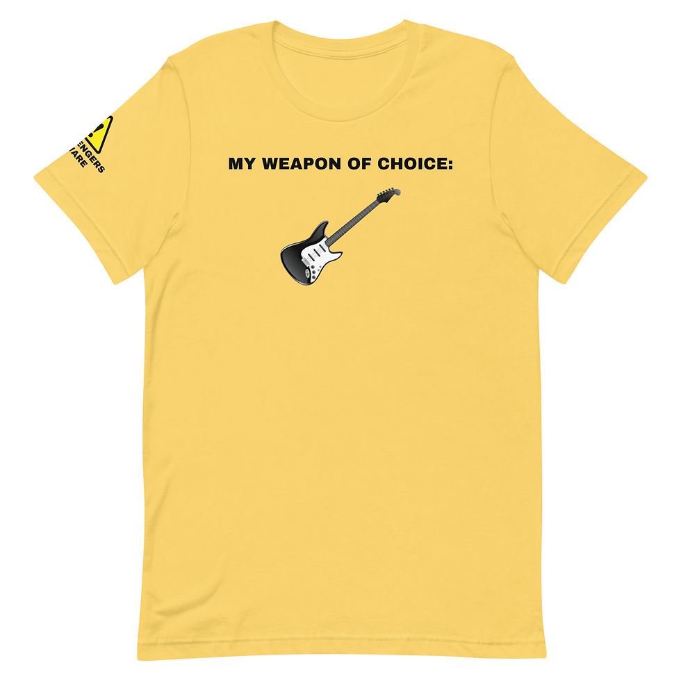 Thumbnail: Guitar Unisex T-Shirt - Weapon of Choice