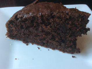 Gâteau chocolat et courgette