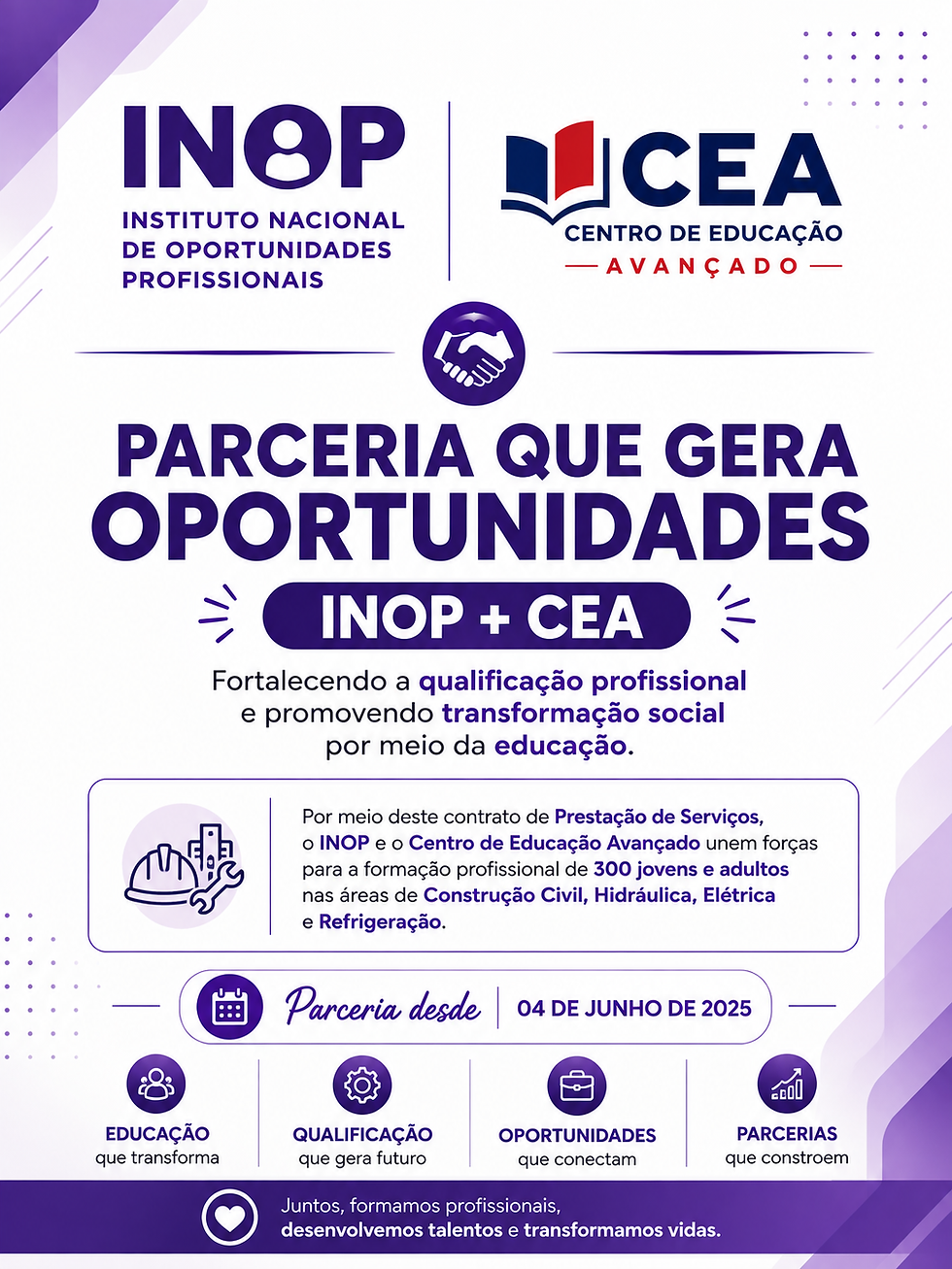 Parceria Institucional entre INOP e CEA