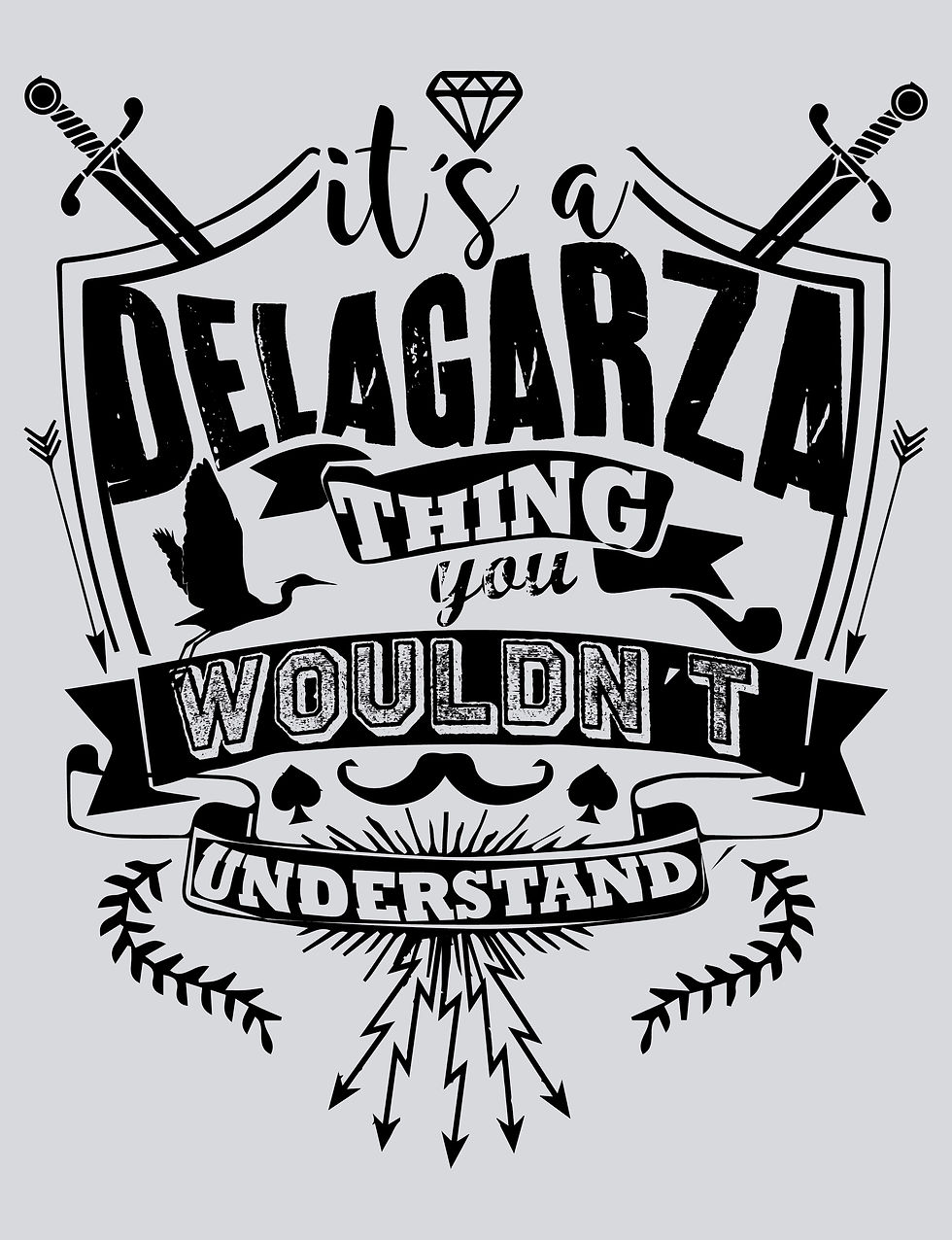 TSHIRT print DELAGARZA
