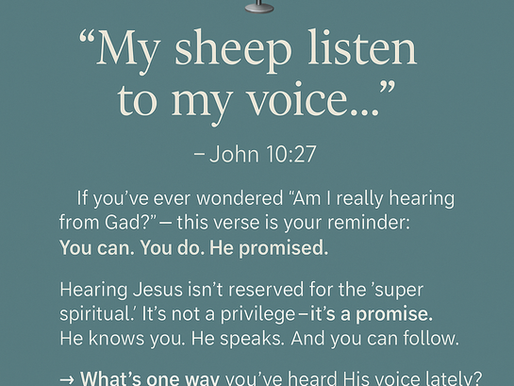 Not Just for Prophets: Why Hearing God Is for You Too
