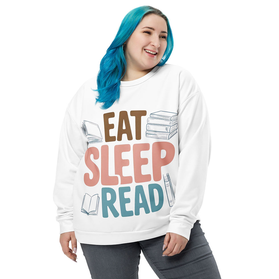 Eat Sleep Read Unisex Sweatshirt