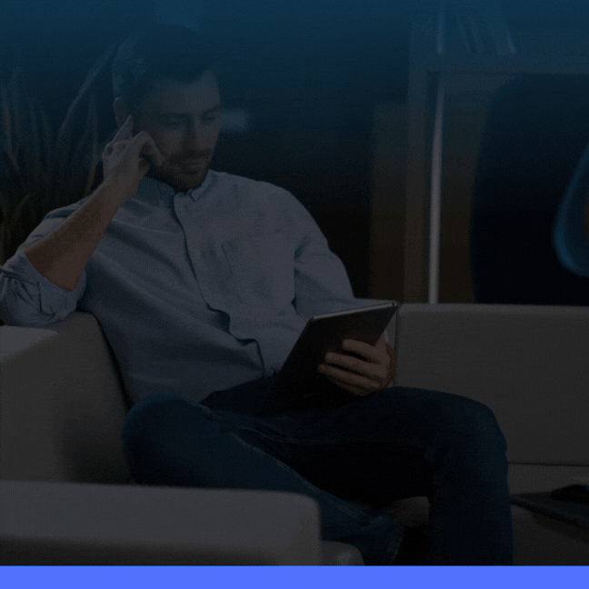 Post de Instagram Animado Turismo En Invierno Moderno Azul.gif