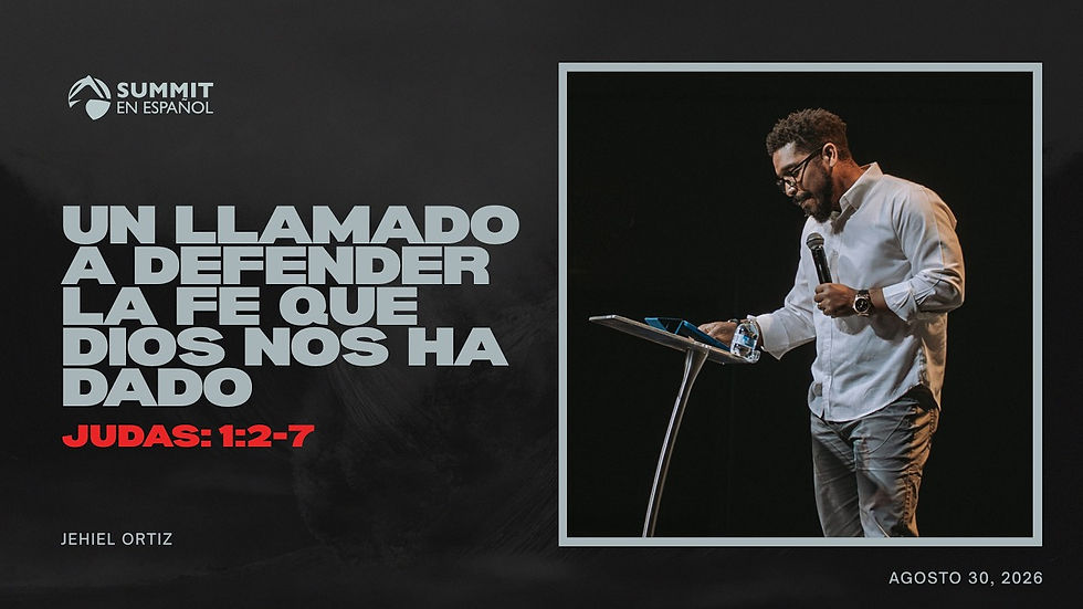 Un llamado a defender la fe que Dios nos ha dado | Judas: 1:2-7 |
