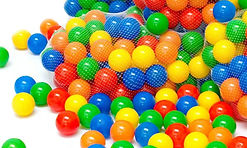 Palline piscina colorate plastica 