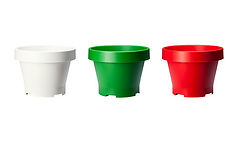 vaso fiori plastica diverse dimensioni 