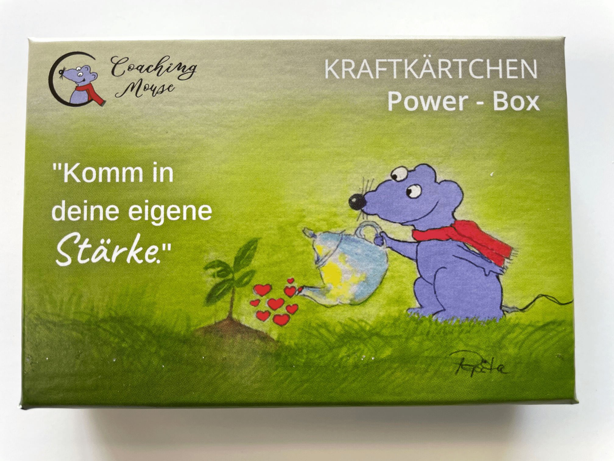Kraftkärtchen Power Box "Komm in deine eigene Stärke"