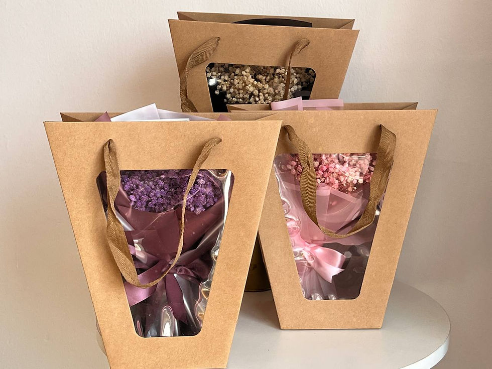 Thumbnail: Preserved Baby Breath Bouquet - Mini