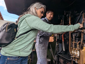2-6-0 9351 "WSR Mogul" Footplate.