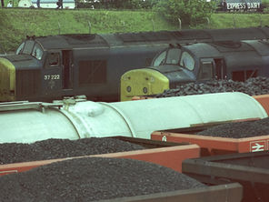 Class 37 222 and 37 131.