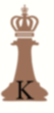 Graphic image of Logo chess piece with the letter K representing our core value of Knowledge