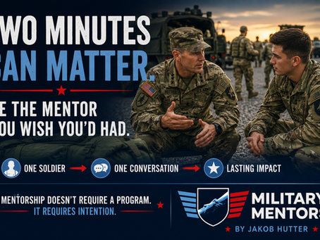 Be the Mentor You Wish You’d Had: Building Leaders Beyond the Drill Weekend