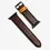 Thumbnail: Dark Nutmeg Leather Apple Watch Strap