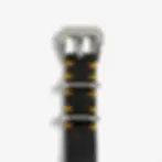 Thumbnail: Apache Black Crazy Horse Leather NATO Strap (18mm Only)